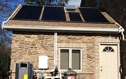 Cranford, NJ Solar Pool Heating System